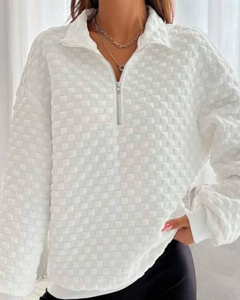 Drune | Zip-up Pullover Chic Modern Stil Ideal für den Winter