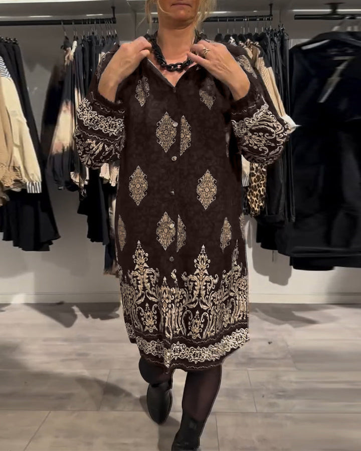 Drune | Revers und Button Down Vintage Print