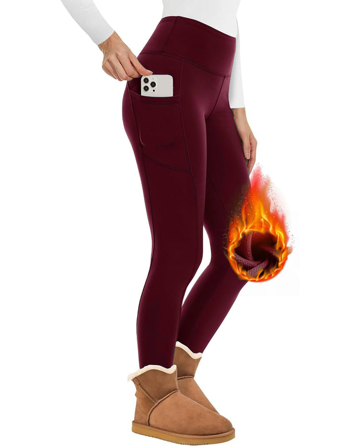 Drune | Wunderschöne Enganliegende Fleece Wollleggings