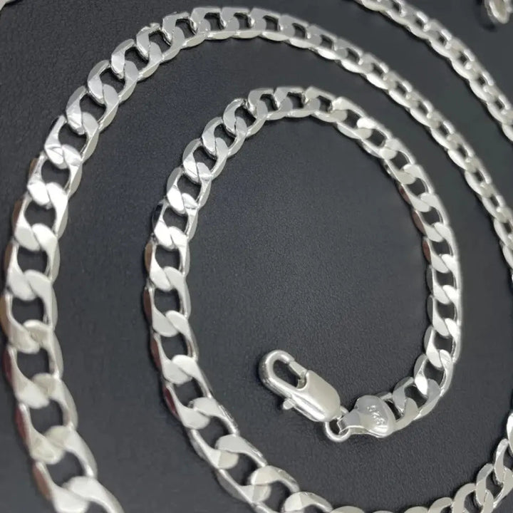 Drune | 925 Sterling Silber Gesicht Kette