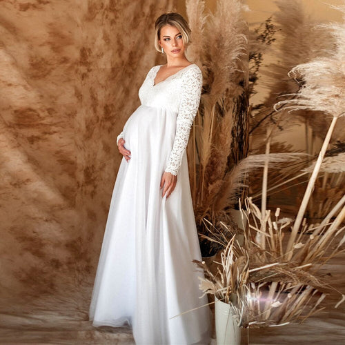 Elegantes Spitzen-Maxikleid für besondere Anlässe | Drune