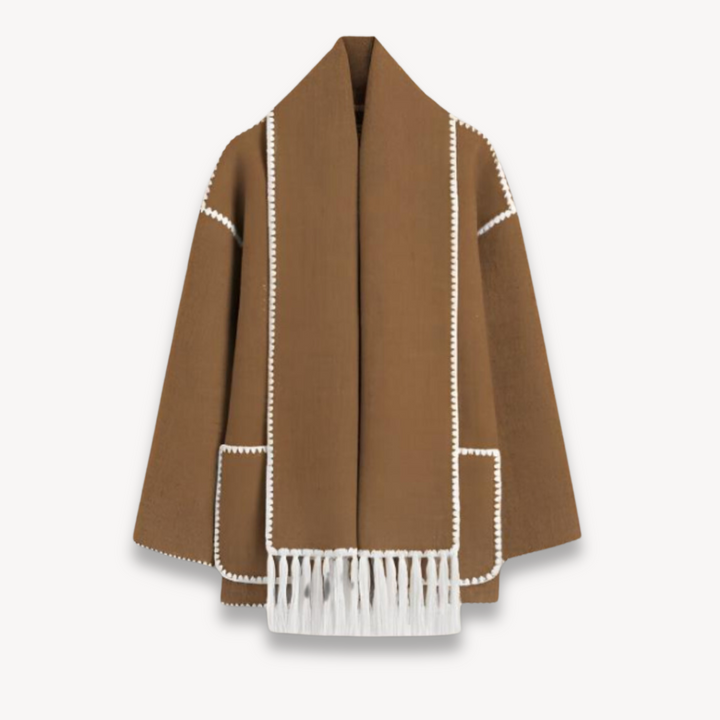 Drune | Damen Übergröße Cape Jacke