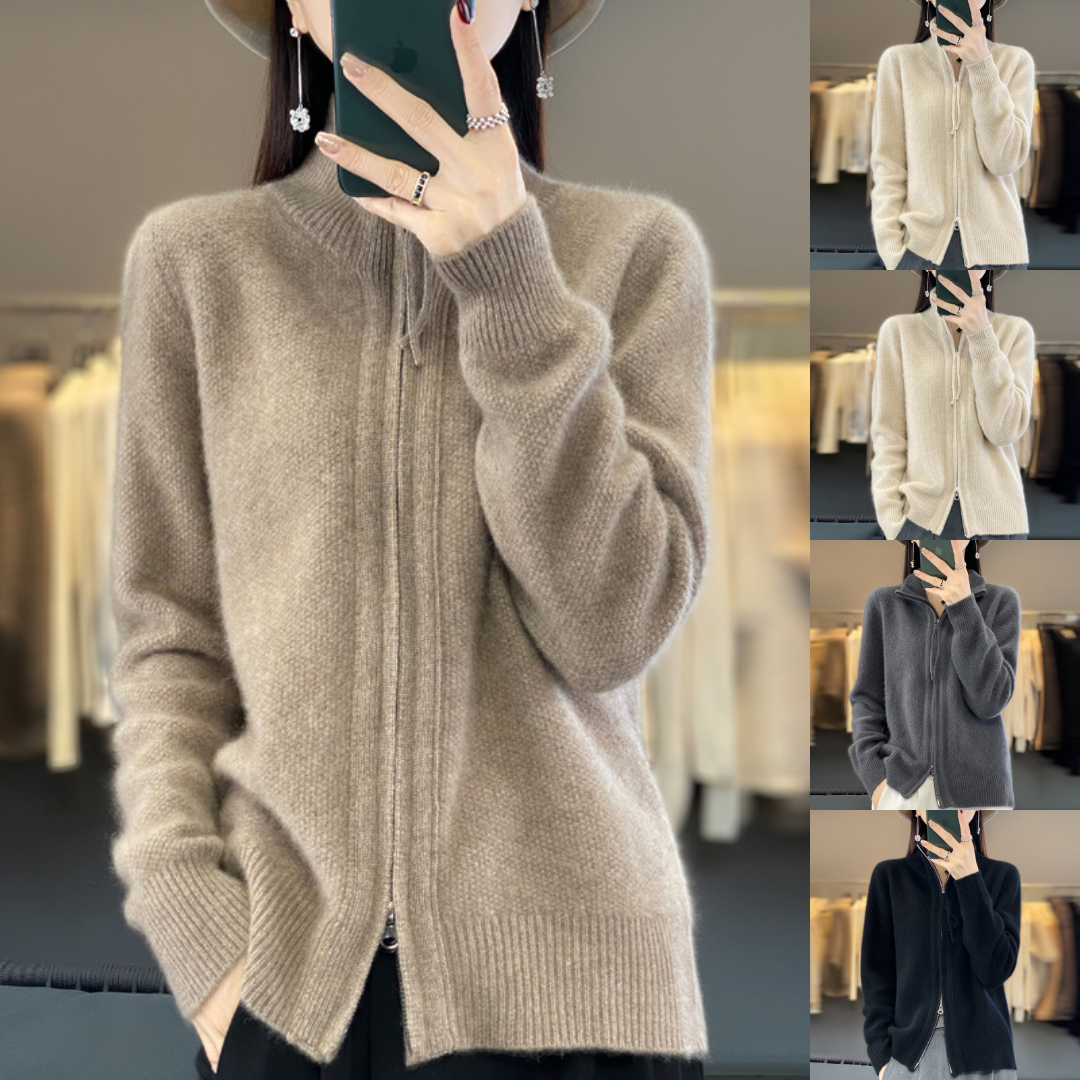 Drune | Strickjacke mit Elegantem Design und Reißverschluss