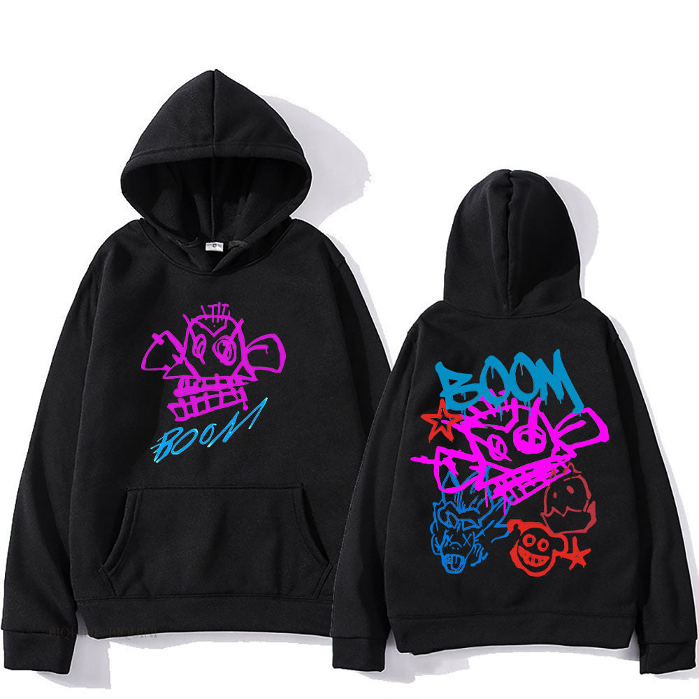 Drune | Arcane Jinx Cartoon Langarm-Hoodie