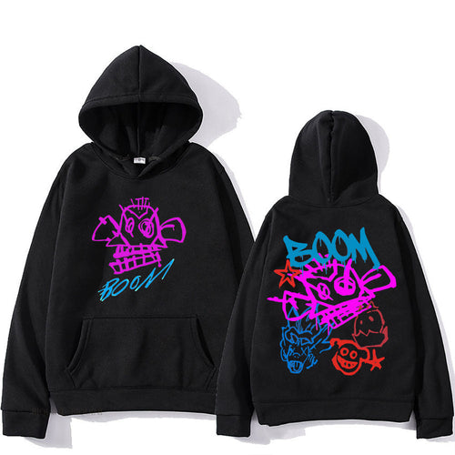 Drune | Arcane Jinx Cartoon Langarm-Hoodie