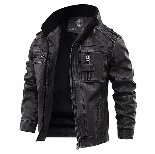 Drune | Klassische Lederjacke für Männer