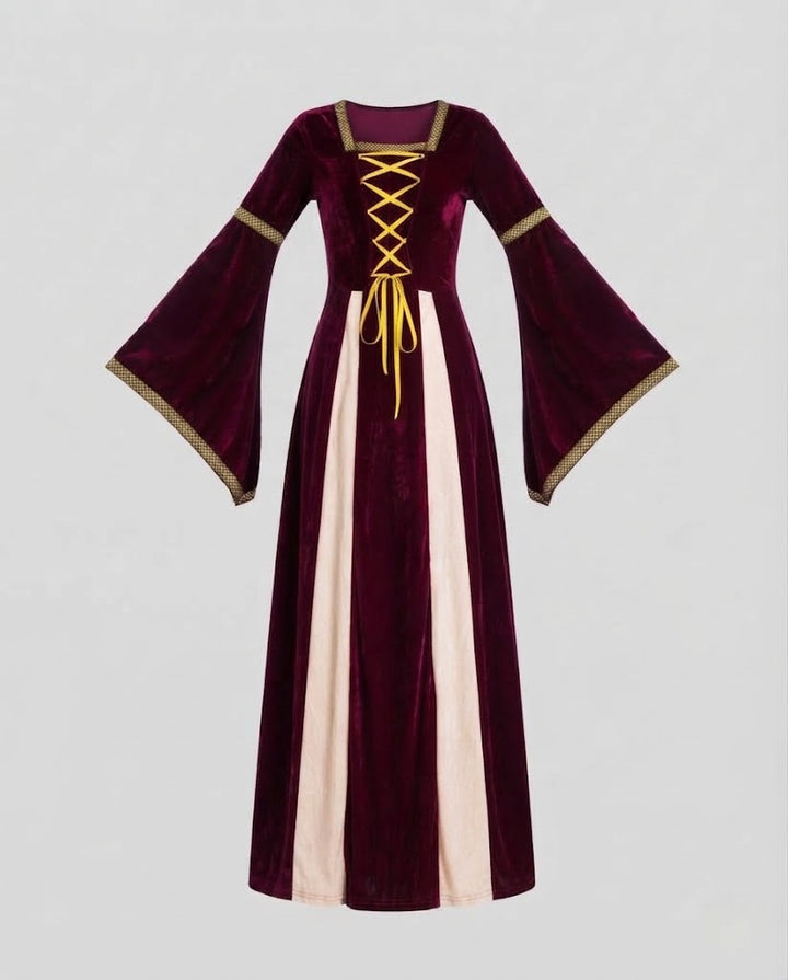 Frauen Mittelalter Zauberer Kleid Drune