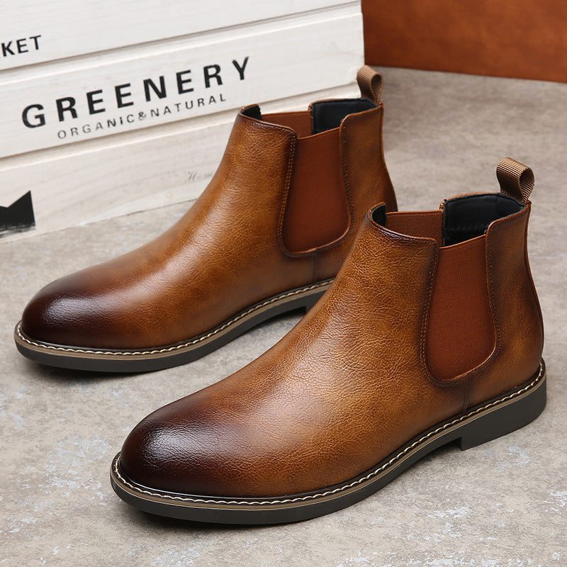 Herren Chelsea-Stiefel, Vintage-Stil, rutschfest