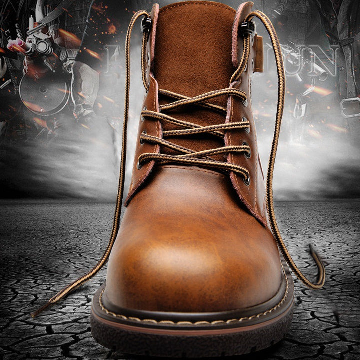 Herren Martin-Stiefel, gefüttert, englisches Design