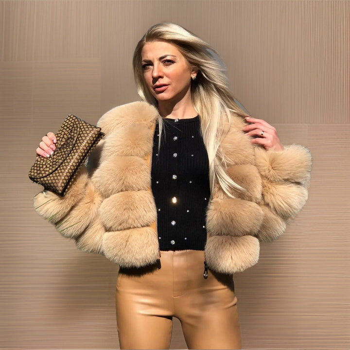 Drune | Wood Luxuriöser Mantel für Frauen