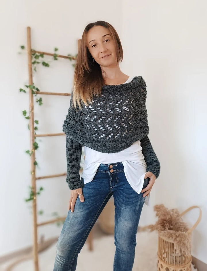 Drune | Schal - eleganter Damen gewebter Überwurf