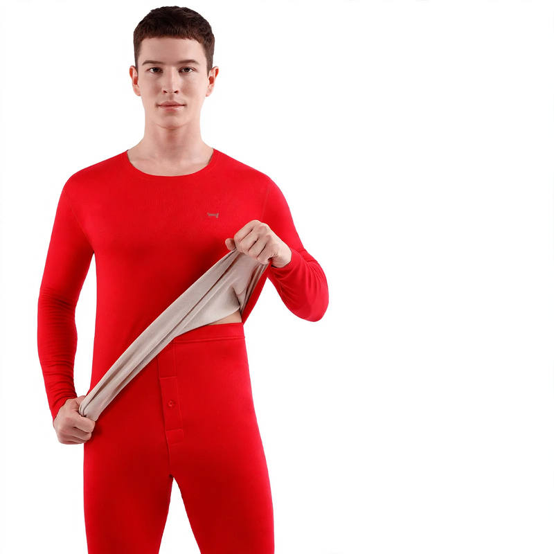 Thermo-Unterwäscheset für Damen und Herren, Rundhals