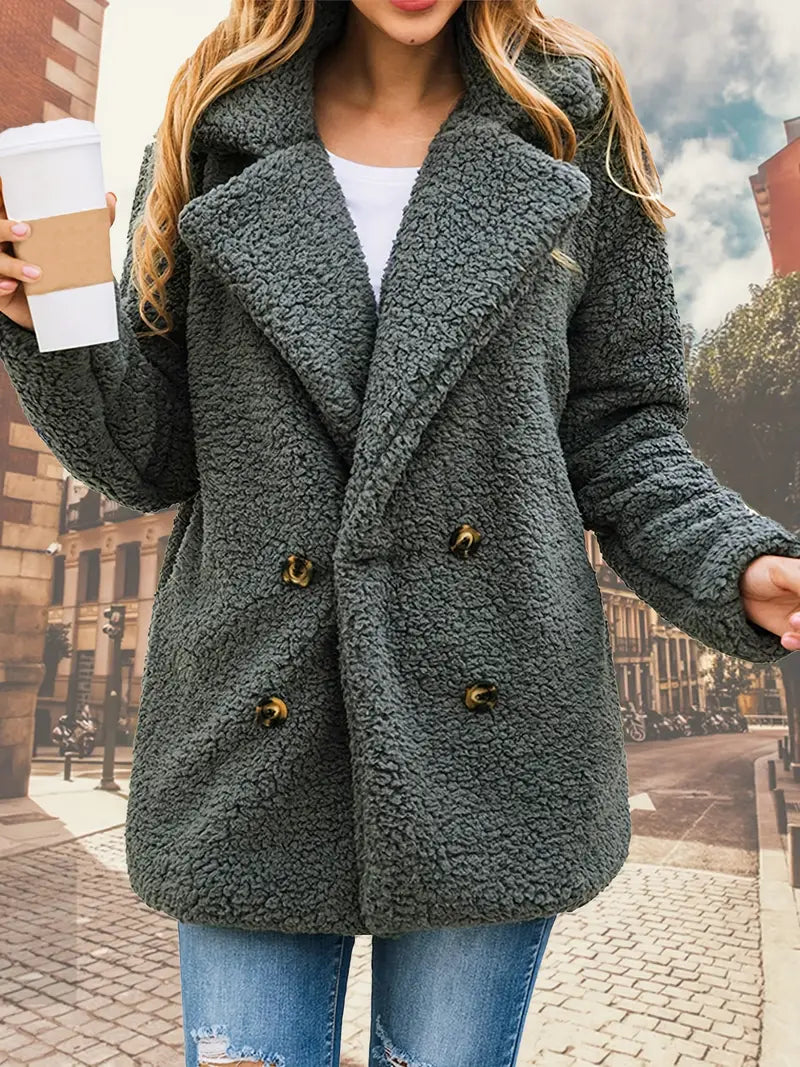 Drune | Fleece-Strickjacke