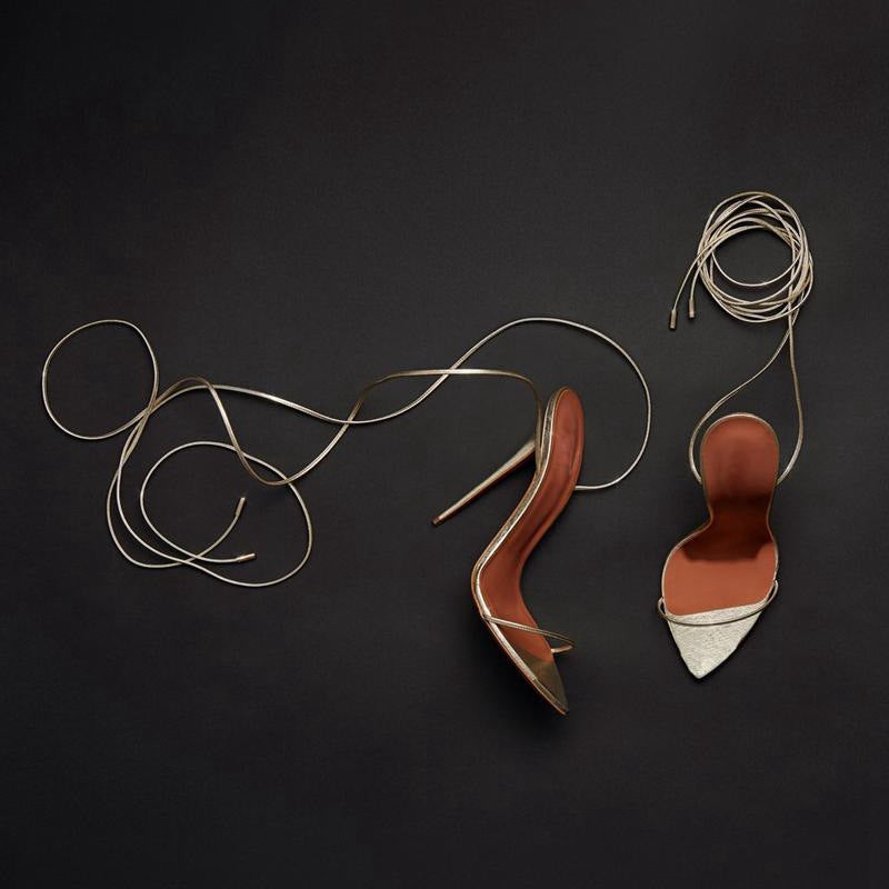 Drune | Stiletto Sandalen Mit Knöchelriemen