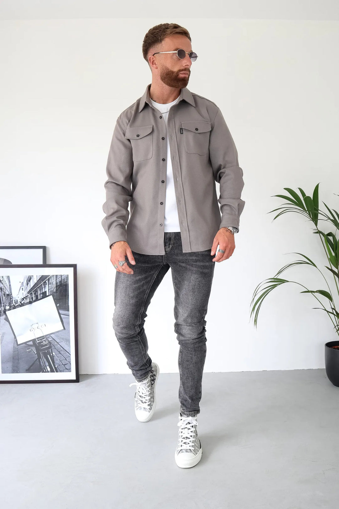 Drune | Button Down Hemdjacke