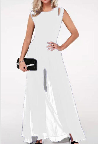 Drune | Einfarbiger Damen Jumpsuit Aus Milchseide