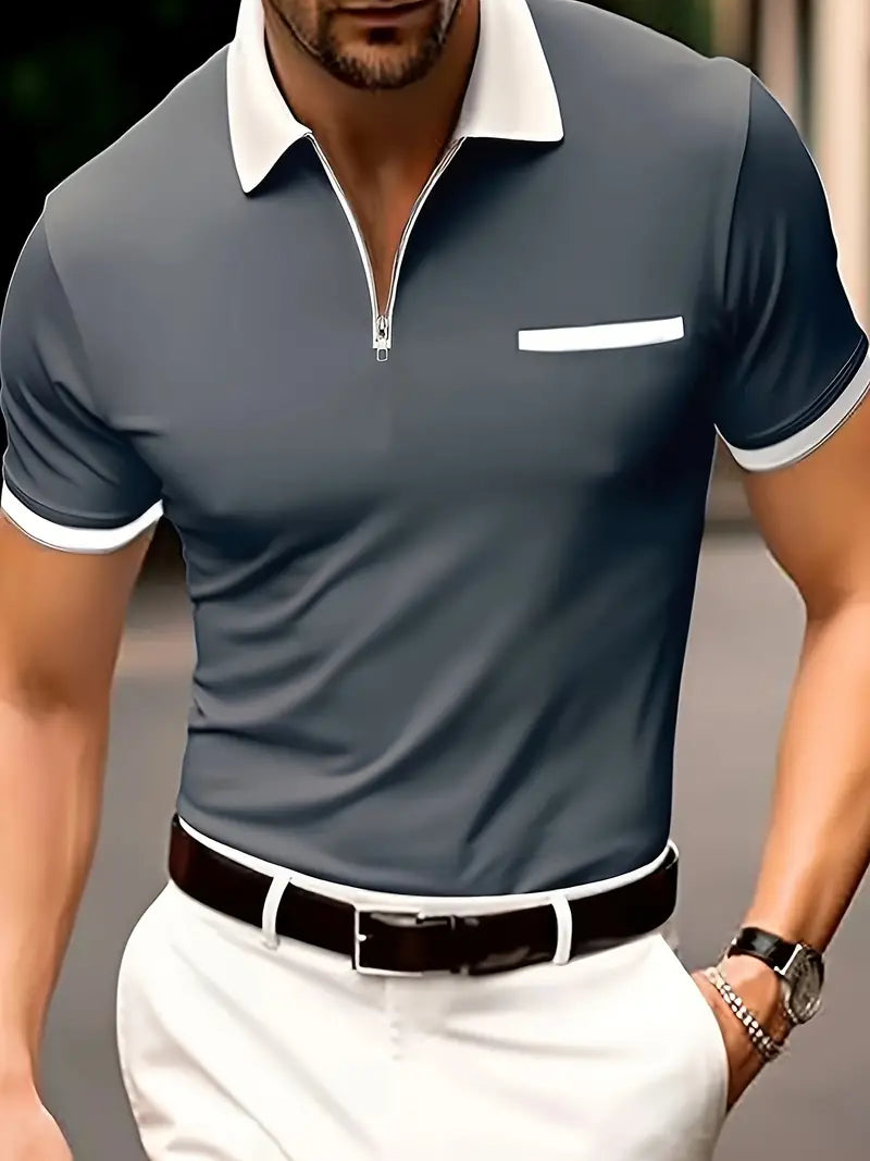 Drune | Atmungsaktives Golfshirt Im Regular Fit für Herren