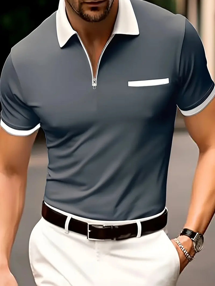 Drune | Atmungsaktives Golfshirt Im Regular Fit für Herren