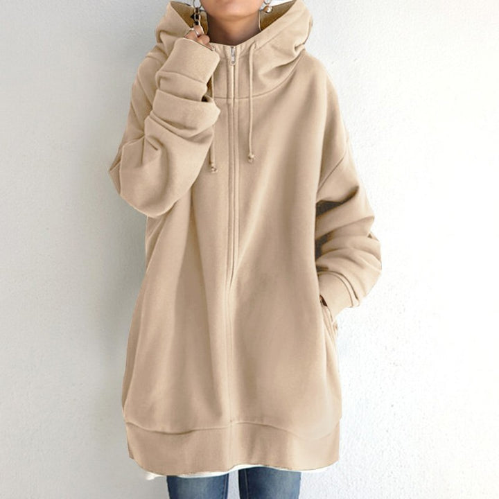 Drune | Kuscheliger Winter Pullover Hoodie in Übergröße