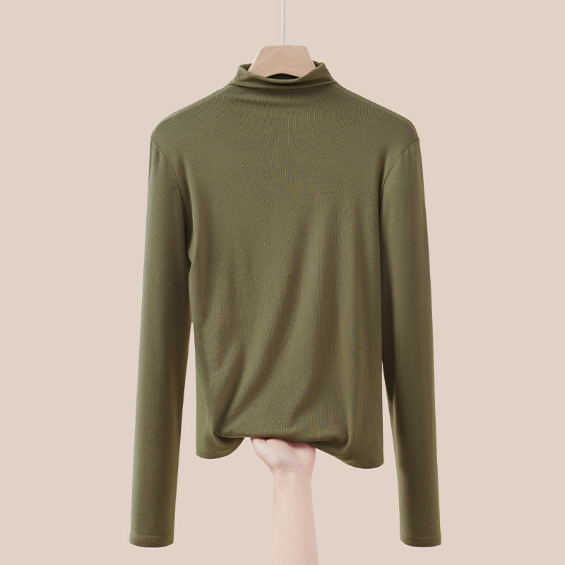 Dünner Rollkragen-Pullover, langärmelig, für Damen