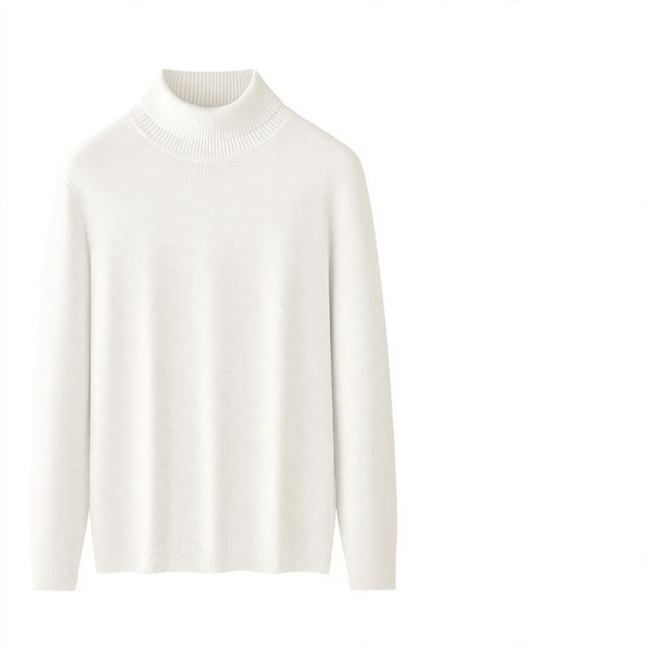 Herren-Rollkragenpullover, gefüttert