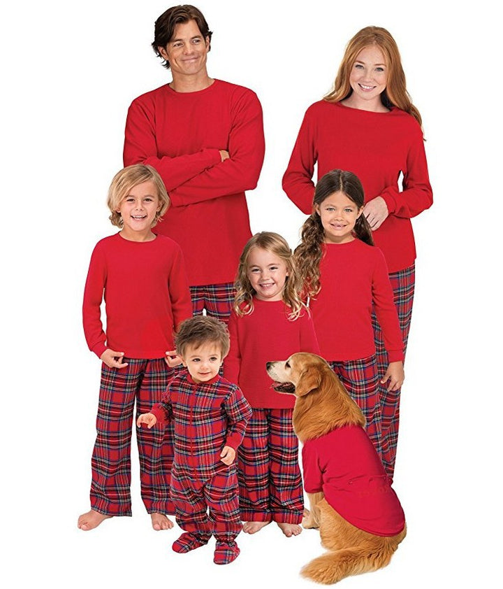 Weihnachts-Schlafanzug-Set für die ganze Familie, Baumwolle