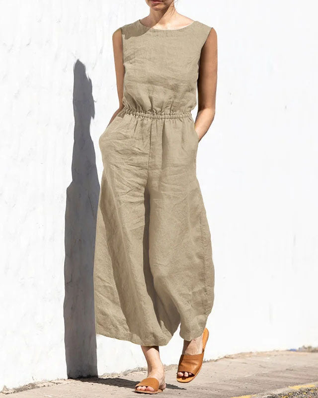Drune | Klassischer Baumwoll Jumpsuit