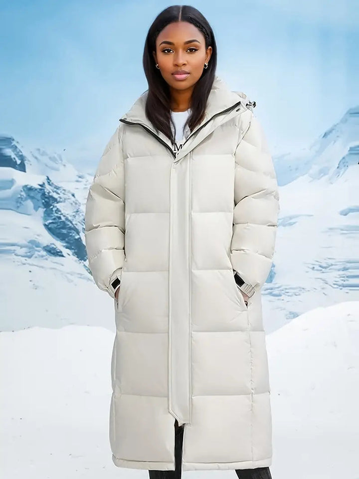 Drune | Damen Langer Winter Daunenmantel