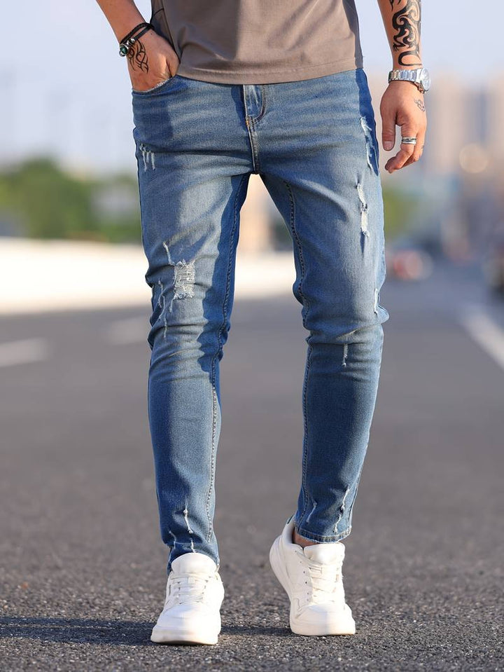 Drune | zerrissene jeans für männer