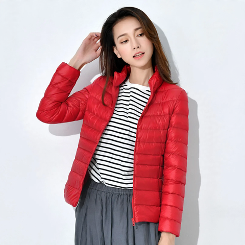 Damen-Steppjacke, kurz, tailliert, mit Kunstfaserfüllung