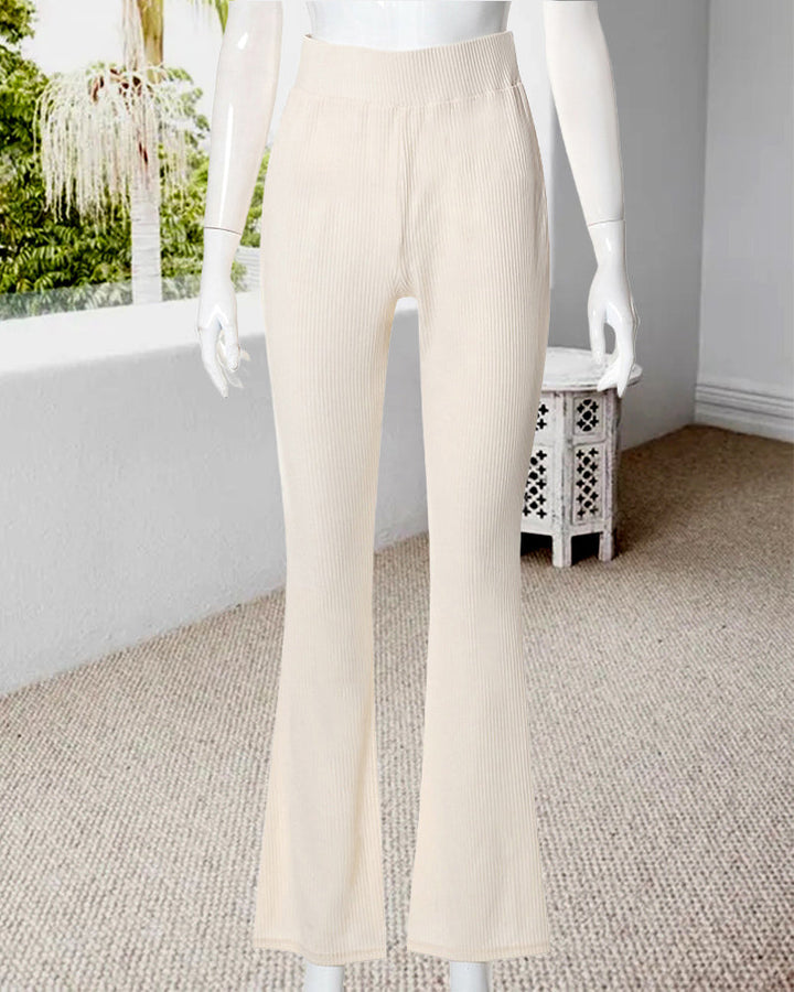 Drune | Slim Fit Hose mit Micro Flare