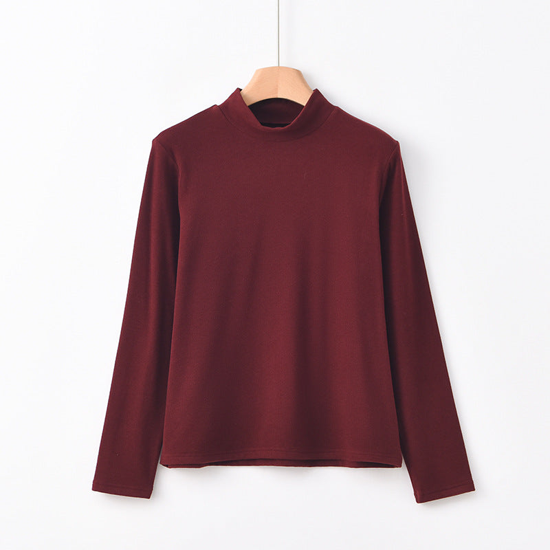 Wärmender Strickpullover mit Stehkragen