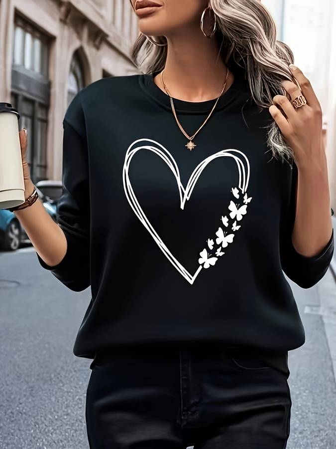 Drune | Herzmuster Pullover - Stilvolles Strickteil mit Herzdesign