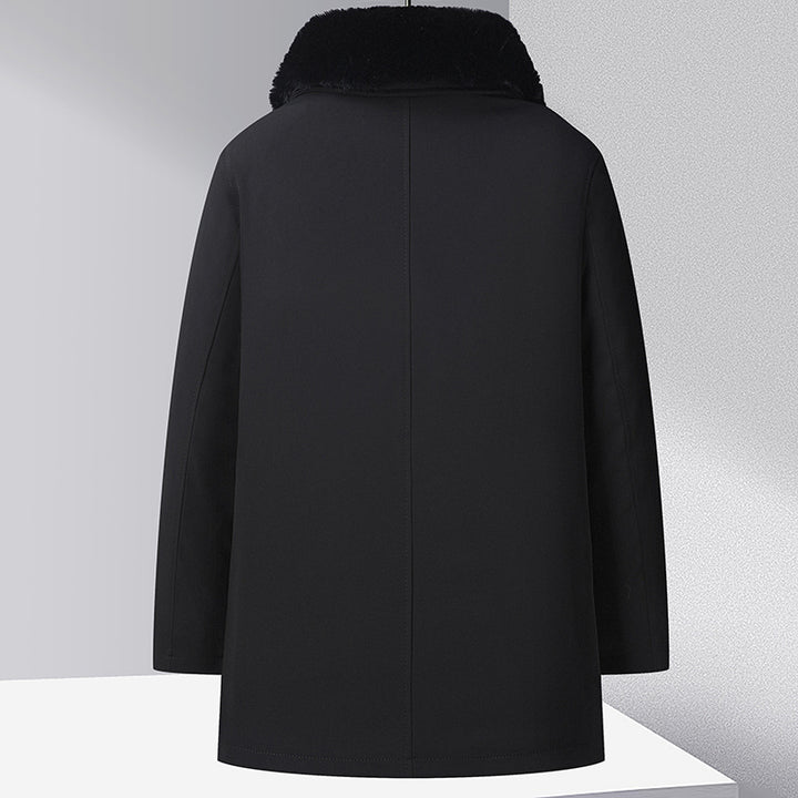 Gefütterte Herren-Winterjacke mit abnehmbarem Innenfutter