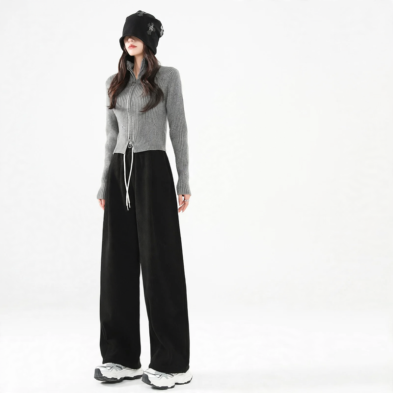 Gefütterte Cord-Freizeithose