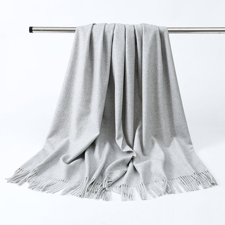 Eleganter Woll-Kaschmir-Schal für Damen und Herren