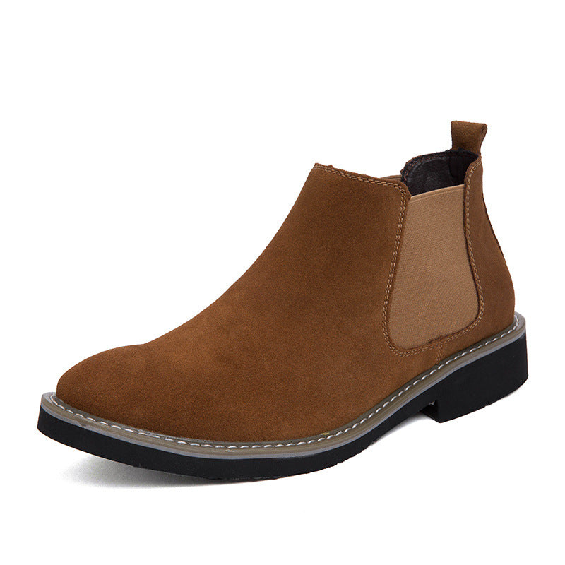 Herren-Chelsea-Stiefel aus Leder