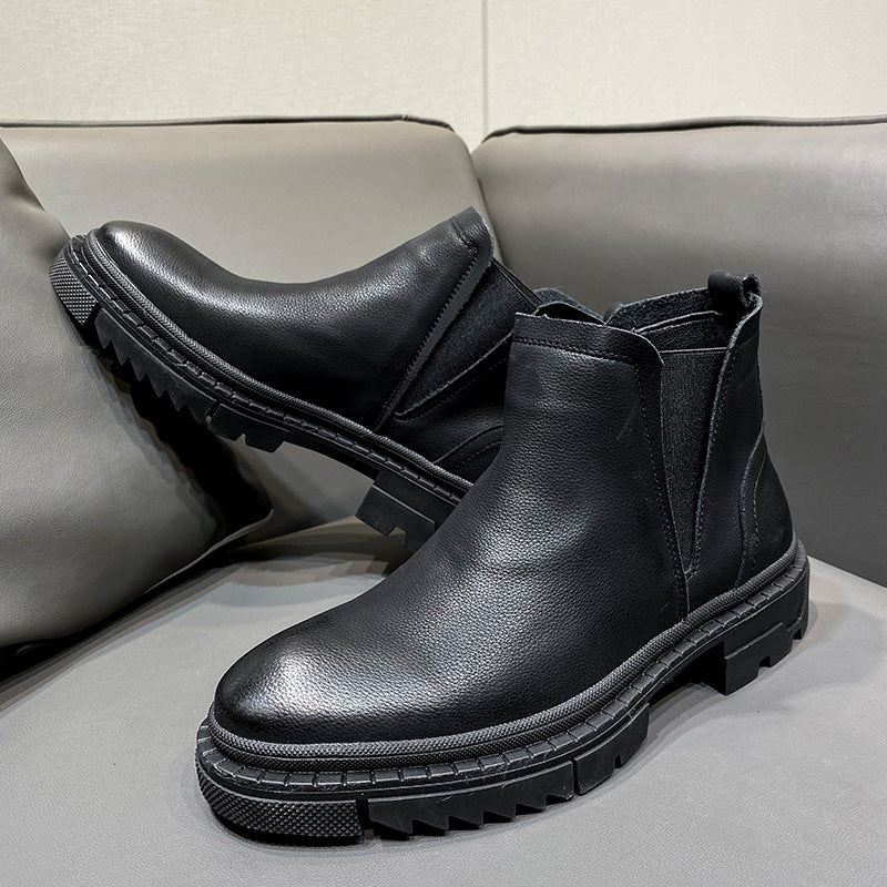 Herren Chelsea-Stiefel, gefüttert, S52