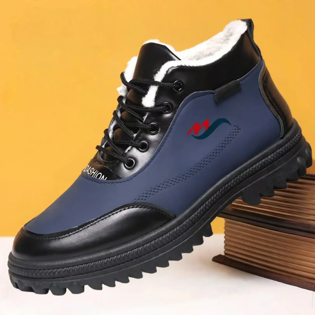 Herren-Winterstiefel, gefüttert, wasserabweisend