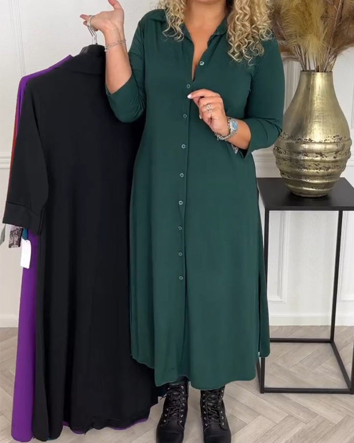 Drune | Hemdkleid mit Knöpfen