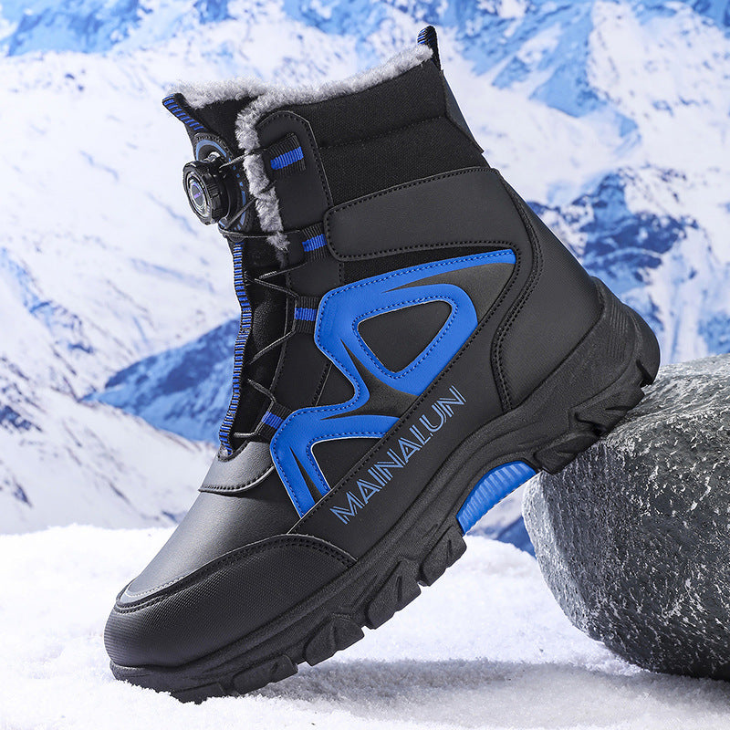 Robuste Herren-Winterstiefel mit Warmfutter