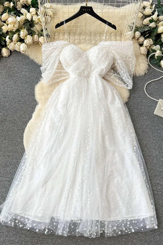 Drune | Weißes Kleid Luxus französisch