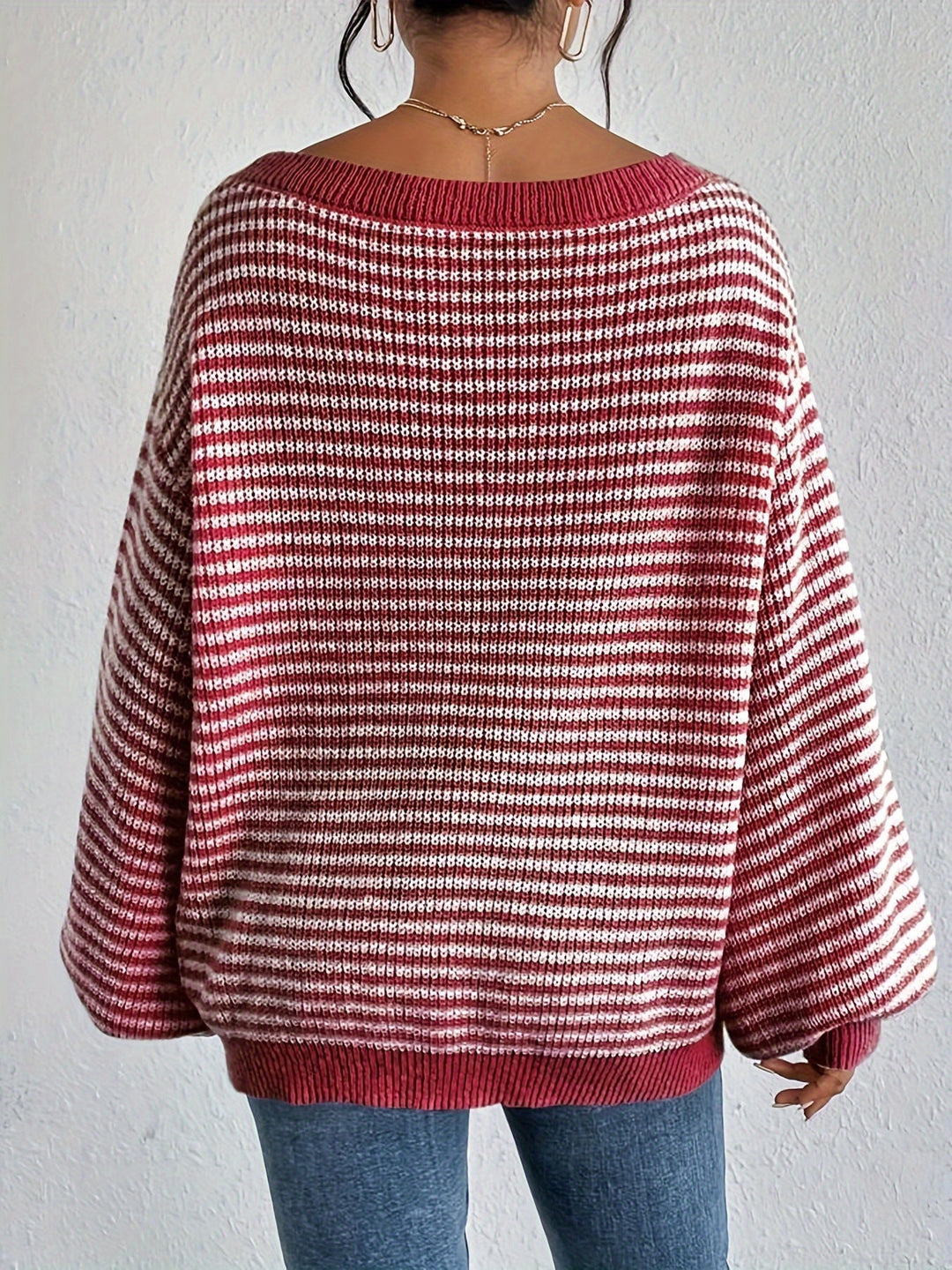 Drune | Gestreifter Pullover Lässig und Stilvoll Weicher Komfort
