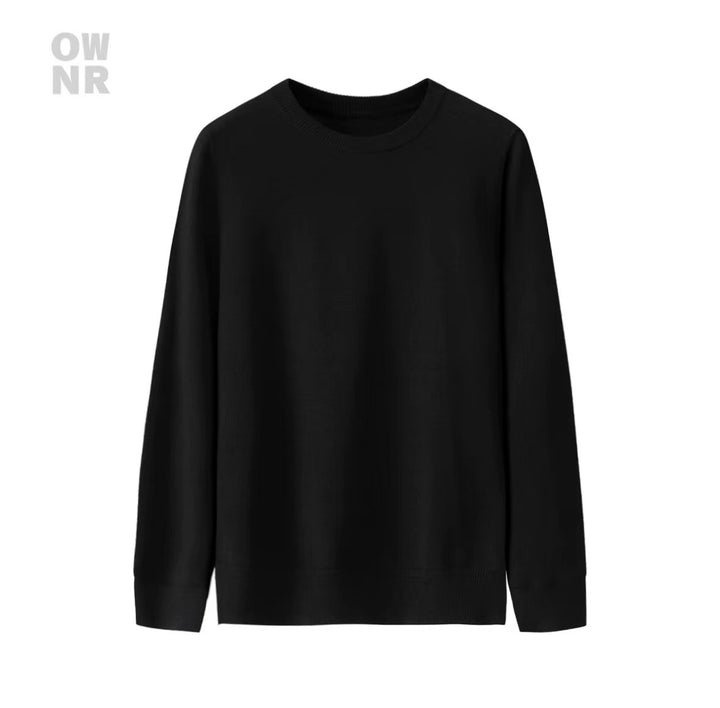 Herren-Strickpullover, schmal geschnitten, Rollkragen