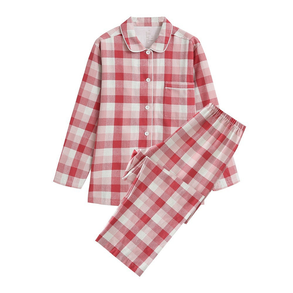 Japanisches Flanell-Schlafanzug-Set für Paare