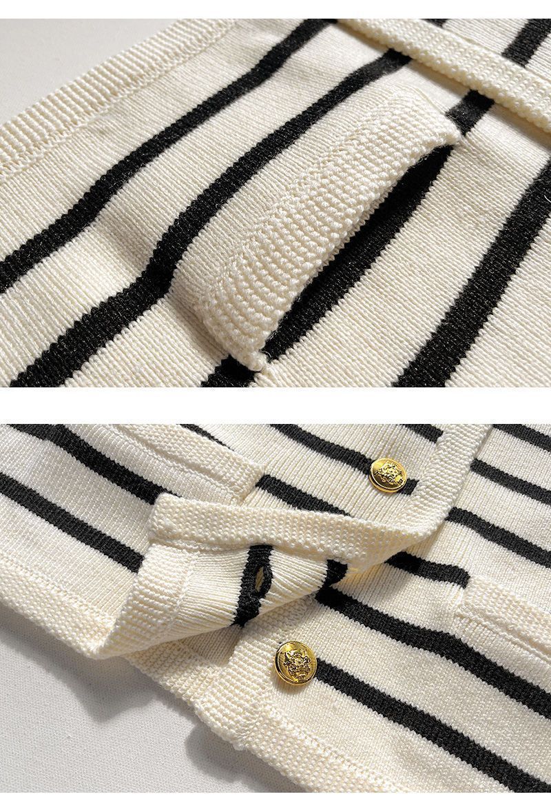 Drune | Cozy striped knit sweater for autumnal layered looks