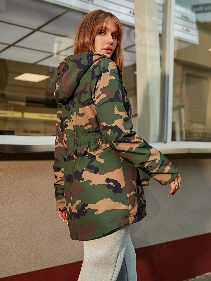 Drune | Winter Casual Cozy mit Fleece-Futter und Kapuze für Damen Ideal für Herbst-Winter