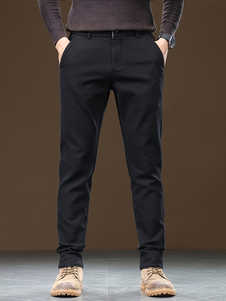 Drune | Baumwoll Herren Chino Hose, Reguläre Passform, Dehnbarem Stoff