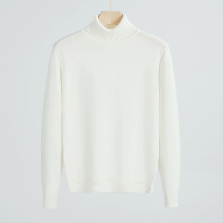 Herren-Strickpullover mit Rollkragen, warm