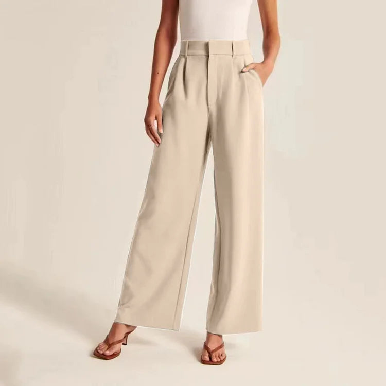 Drune - Damen Chic Weite Bein Hosen